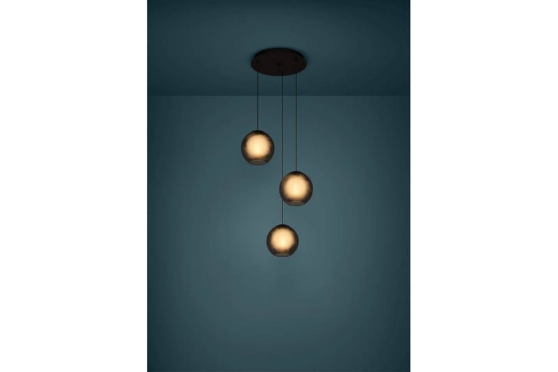 Takpendel Eglo Arangona Svart/Grå Rondell med 3 Lampor - Belysning & el - Inomhusbelysning & lampor - Taklampa & takbelysning - Pendellampor & hänglampor