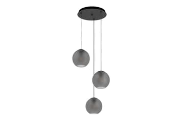 Takpendel Eglo Arangona Svart/Grå Rondell med 3 Lampor - Belysning & el - Inomhusbelysning & lampor - Taklampa & takbelysning - Pendellampor & hänglampor