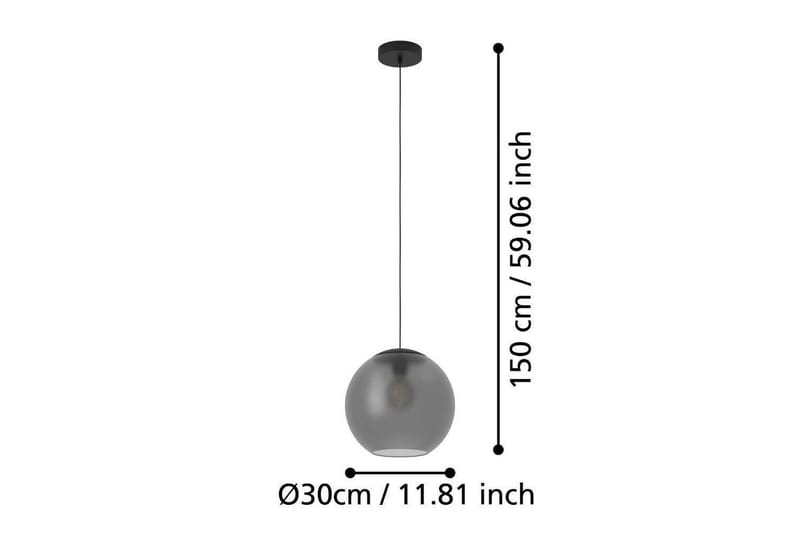 Takpendel Eglo Arangona Svart/Grå - Belysning & el - Inomhusbelysning & lampor - Taklampa & takbelysning - Pendellampor & hänglampor