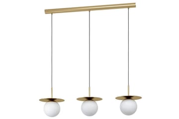 Takpendel Eglo Arenales Mässing/Opalvit med 3 Lampor - Belysning & el - Inomhusbelysning & lampor - Taklampa & takbelysning - Pendellampor & hänglampor