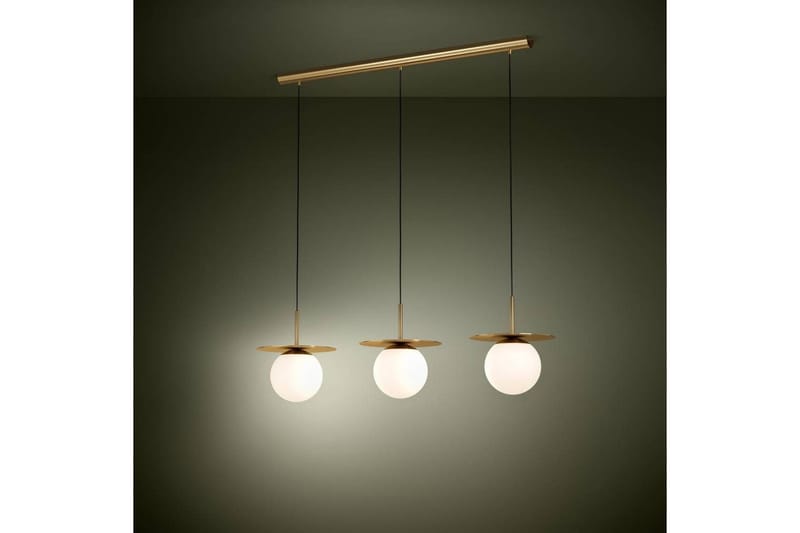 Takpendel Eglo Arenales Mässing/Opalvit med 3 Lampor - Belysning & el - Inomhusbelysning & lampor - Taklampa & takbelysning - Pendellampor & hänglampor