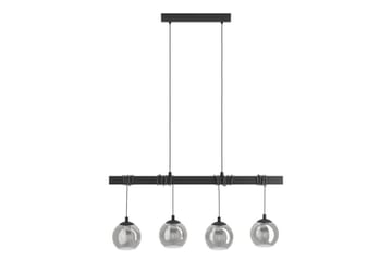 Takpendel Eglo Argallo Svart/Transparent med 4 Lampor - Belysning & el - Inomhusbelysning & lampor - Taklampa & takbelysning - Pendellampor & hänglampor