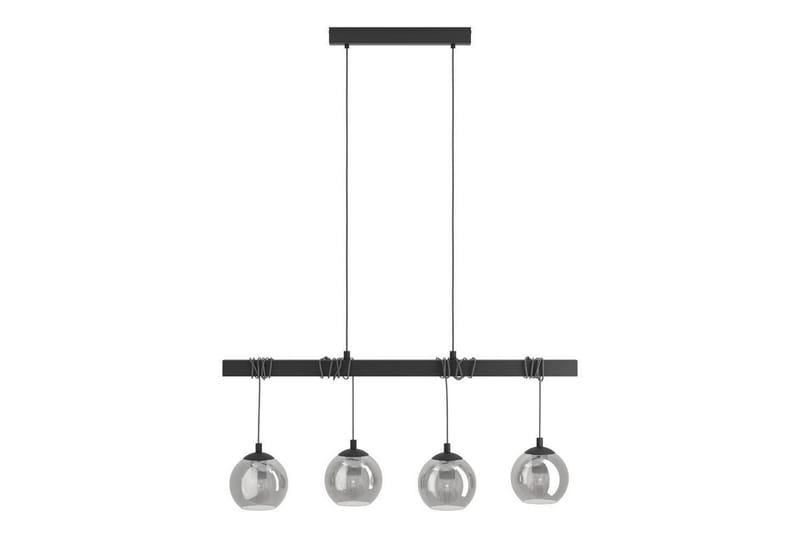 Takpendel Eglo Argallo Svart/Transparent med 4 Lampor - Belysning & el - Inomhusbelysning & lampor - Taklampa & takbelysning - Pendellampor & hänglampor