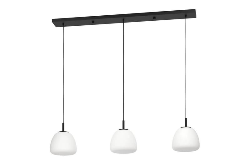 Takpendel Eglo Balmes Svart/Opalvit med 3 Lampor - Belysning & el - Inomhusbelysning & lampor - Taklampa & takbelysning - Pendellampor & hänglampor