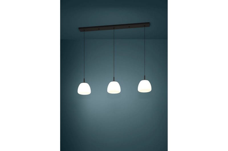 Takpendel Eglo Balmes Svart/Opalvit med 3 Lampor - Belysning & el - Inomhusbelysning & lampor - Taklampa & takbelysning - Pendellampor & hänglampor