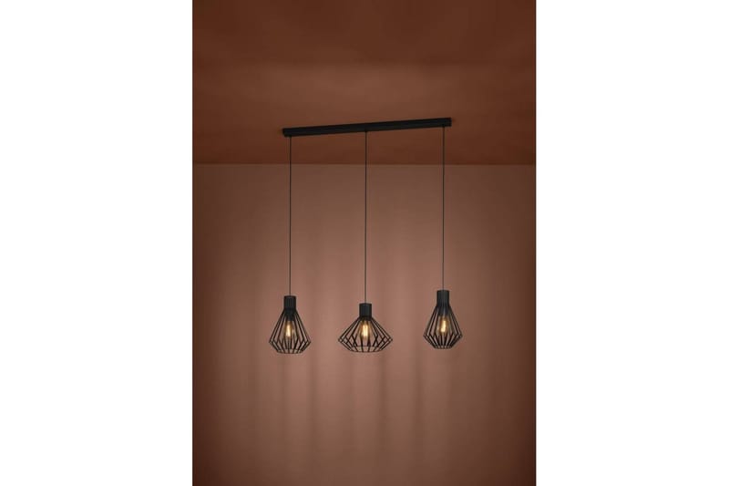 Takpendel Eglo Basidano Svart med 3 Lampor - Belysning & el - Inomhusbelysning & lampor - Taklampa & takbelysning - Pendellampor & hänglampor