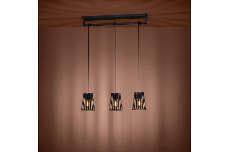 Takpendel Eglo Bogota Svart med 3 Lampor - Belysning & el - Inomhusbelysning & lampor - Taklampa & takbelysning - Pendellampor & hänglampor