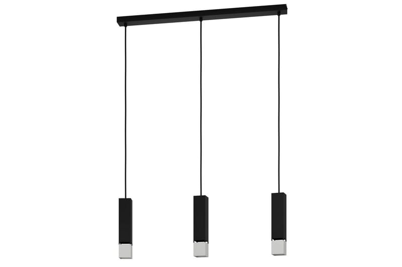 Takpendel Eglo Butrano med 3 Lampor, Svart/Silver