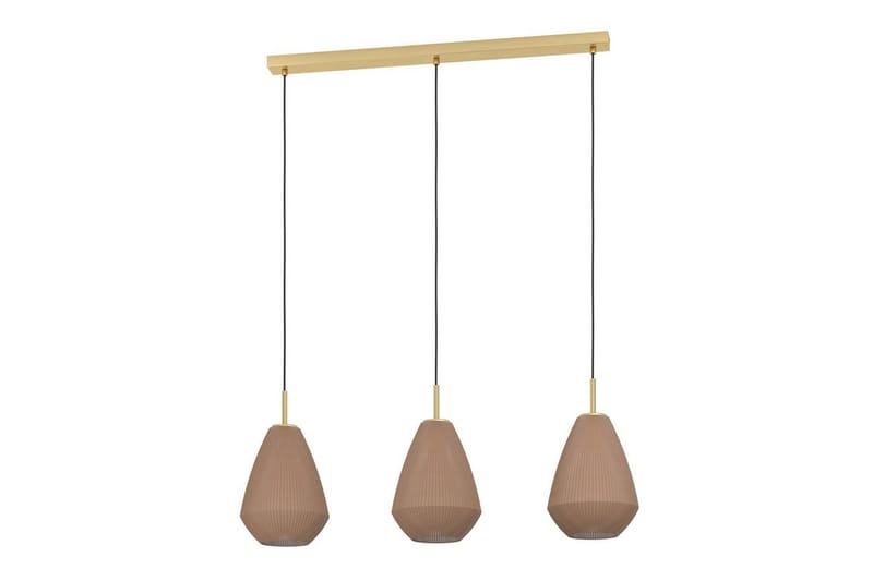 Takpendel Eglo Caprarola med 3 Lampor, Mässing