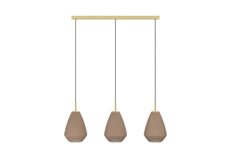 Takpendel Eglo Caprarola med 3 Lampor - Mässing - Belysning & el - Inomhusbelysning & lampor - Taklampa & takbelysning - Pendellampor & hänglampor