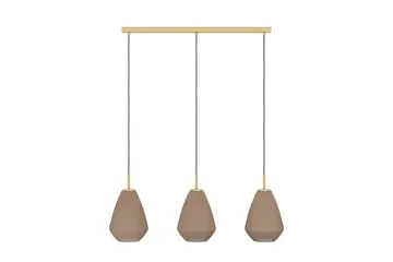 Takpendel Eglo Caprarola med 3 Lampor - Mässing - Belysning & el - Inomhusbelysning & lampor - Taklampa & takbelysning - Pendellampor & hänglampor
