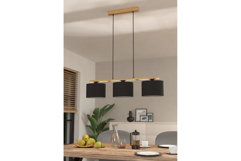 Takpendel Eglo Castralvo - Svart/Brun - Belysning & el - Inomhusbelysning & lampor - Taklampa & takbelysning - Pendellampor & hänglampor