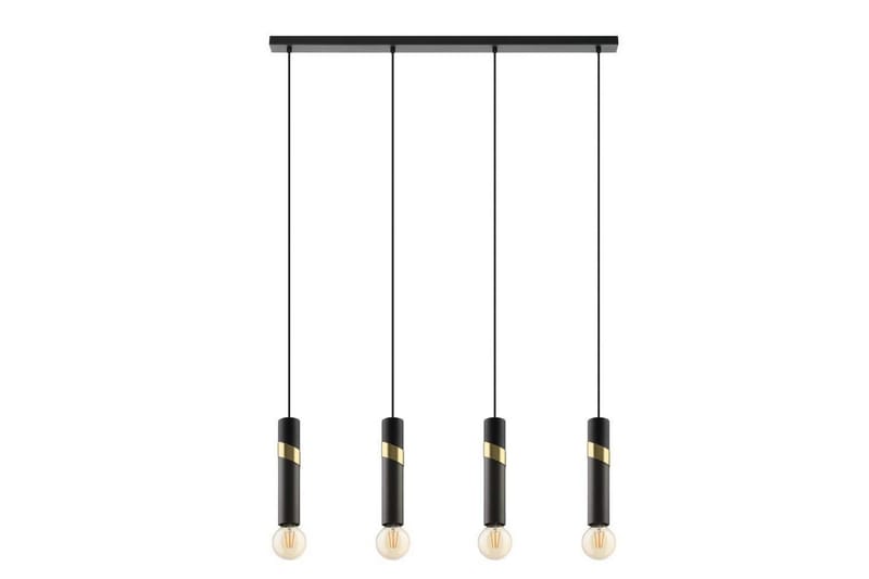 Takpendel Eglo Cedral Svart/Mässing med 4 Lampor, undefined
