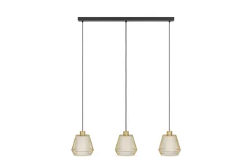Takpendel Eglo Ciudadela med 3 Lampor - Mässing/Vit/Svart - Belysning & el - Inomhusbelysning & lampor - Taklampa & takbelysning - Pendellampor & hänglampor