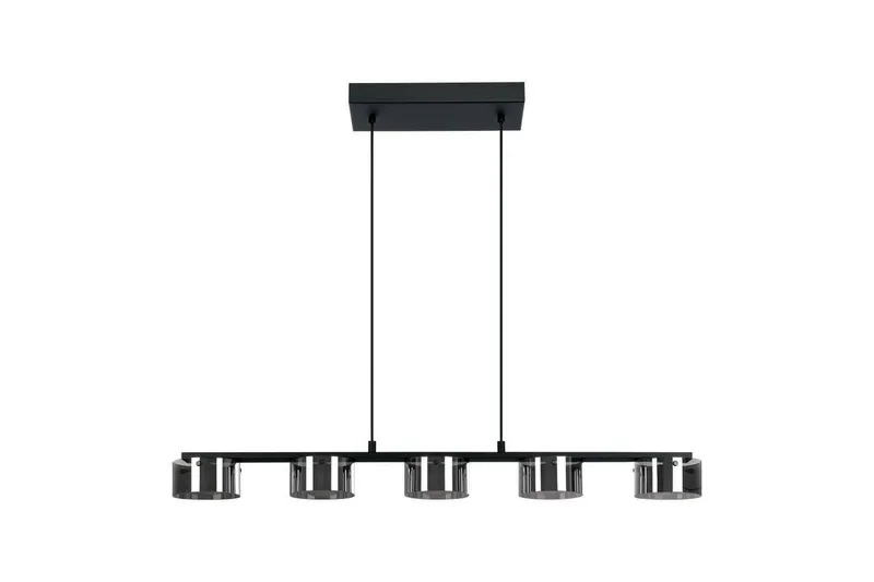 Takpendel Eglo Copillos Svart/Transparent med 5 Lampor, undefined