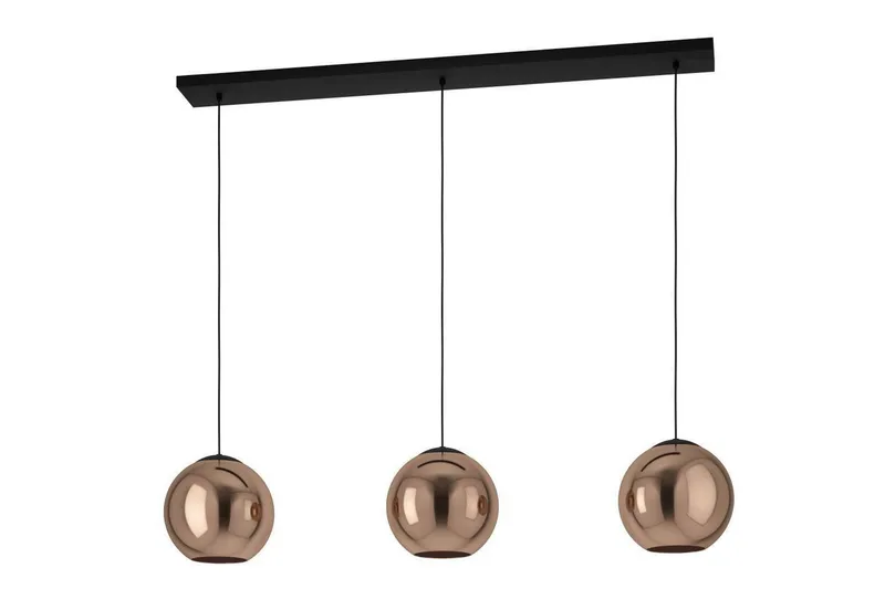Takpendel Eglo Cordoba Svart/Koppar med 3 Lampor, undefined