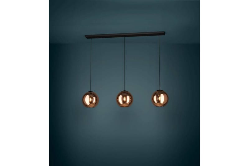 Takpendel Eglo Cordoba Svart/Koppar med 3 Lampor - Belysning & el - Inomhusbelysning & lampor - Taklampa & takbelysning - Pendellampor & hänglampor