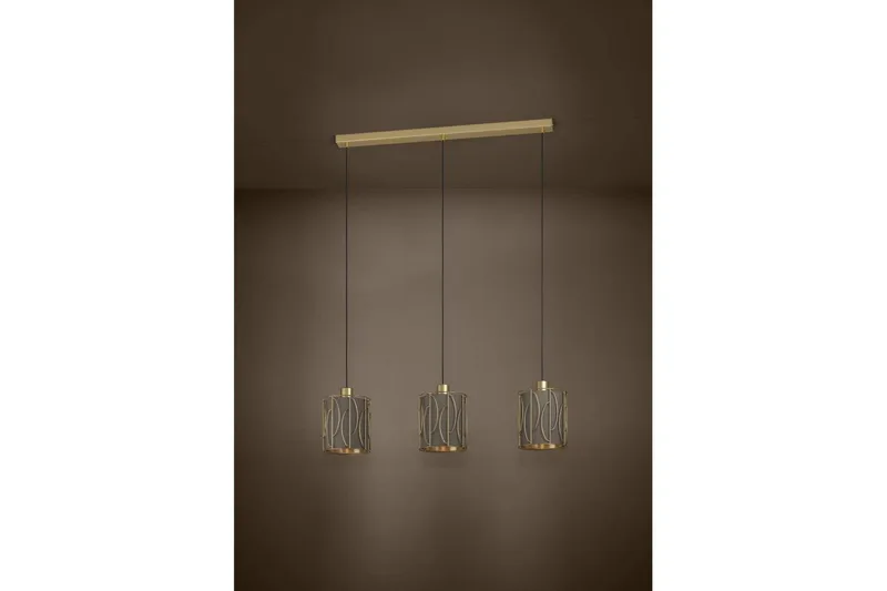 Takpendel Eglo Corojal Cappuccino/Mässing med 3 Lampor - Belysning & el - Inomhusbelysning & lampor - Taklampa & takbelysning - Pendellampor & hänglampor