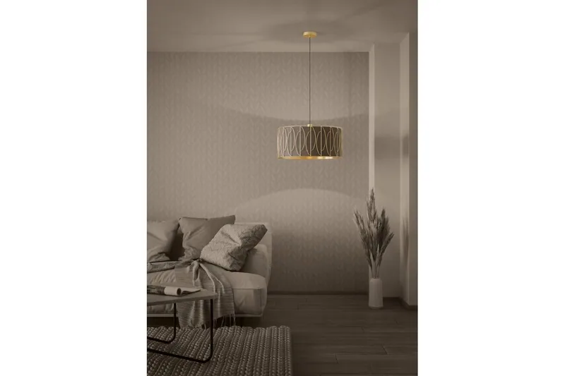 Takpendel Eglo Corojal Cappuccino/Mässing - Belysning & el - Inomhusbelysning & lampor - Taklampa & takbelysning - Pendellampor & hänglampor