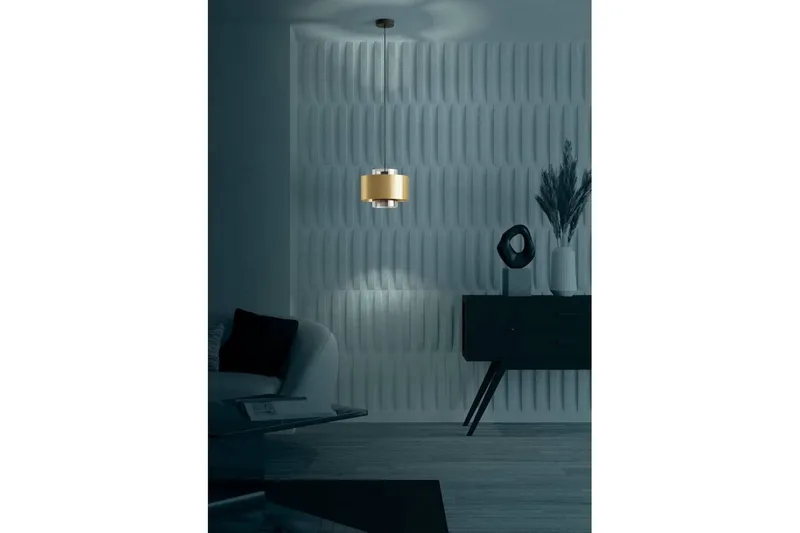 Takpendel Eglo Duglia Transparent/Guld - Belysning & el - Inomhusbelysning & lampor - Taklampa & takbelysning - Pendellampor & hänglampor