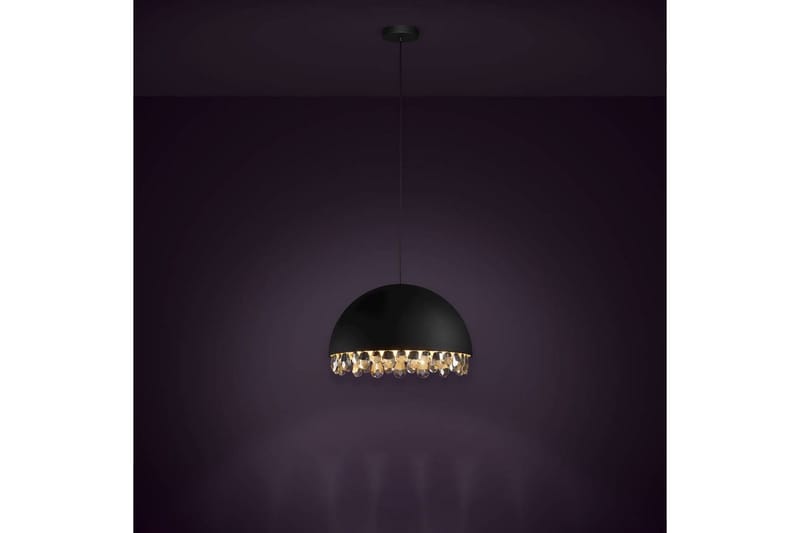 Takpendel Eglo Gaetano 2 Svart/Guld Kristall - Belysning & el - Inomhusbelysning & lampor - Taklampa & takbelysning - Pendellampor & hänglampor