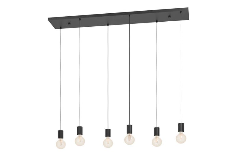 Takpendel Eglo Huebro Svart med 6 Lampor - Belysning & el - Inomhusbelysning & lampor - Taklampa & takbelysning - Pendellampor & hänglampor