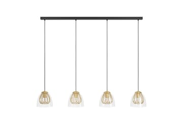 Takpendel Eglo Jazminia Mässing/Klar med 4 Lampor - Belysning & el - Inomhusbelysning & lampor - Taklampa & takbelysning - Pendellampor & hänglampor