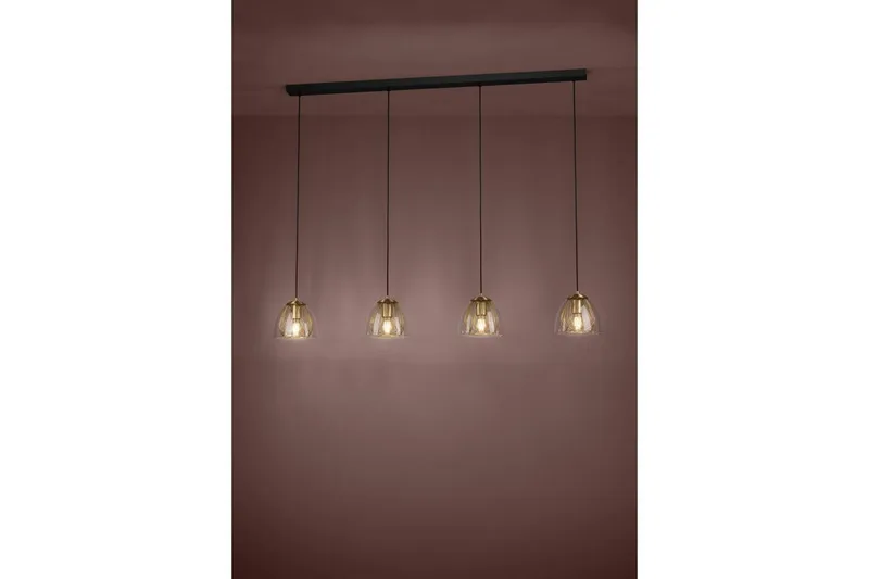 Takpendel Eglo Jazminia Mässing/Klar med 4 Lampor - Belysning & el - Inomhusbelysning & lampor - Taklampa & takbelysning - Pendellampor & hänglampor