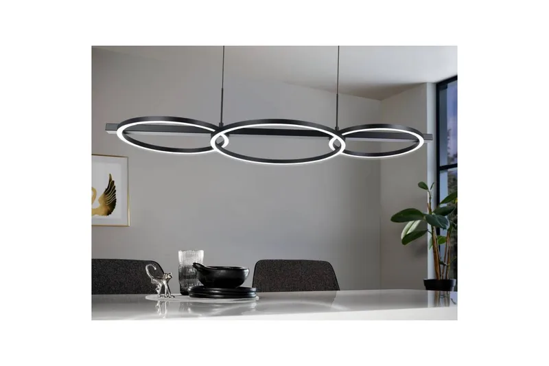 Takpendel Eglo Lanacera Svart/Guld - Belysning & el - Inomhusbelysning & lampor - Taklampa & takbelysning - Pendellampor & hänglampor