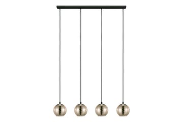 Takpendel Eglo Lemorieta Svart/Guld med 4 Lampor - Belysning & el - Inomhusbelysning & lampor - Taklampa & takbelysning - Pendellampor & hänglampor