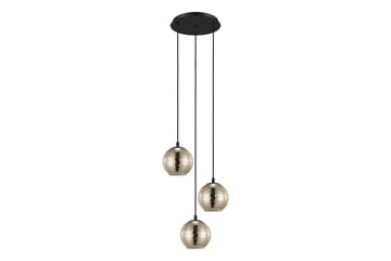 Takpendel Eglo Lemorieta Svart/Guld Rondell med 3 Lampor - Belysning & el - Inomhusbelysning & lampor - Taklampa & takbelysning - Pendellampor & hänglampor
