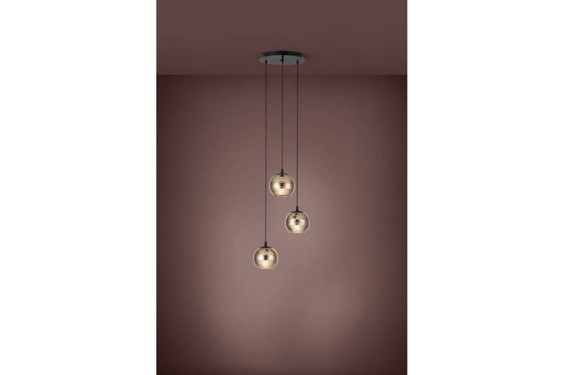 Takpendel Eglo Lemorieta Svart/Guld Rondell med 3 Lampor - Belysning & el - Inomhusbelysning & lampor - Taklampa & takbelysning - Pendellampor & hänglampor