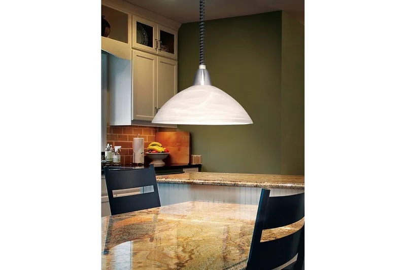 Takpendel Eglo Lord 2 Grå, Nickel-Matt Vit - Grå/Vit - Belysning & el - Inomhusbelysning & lampor - Taklampa & takbelysning - Pendellampor & hänglampor