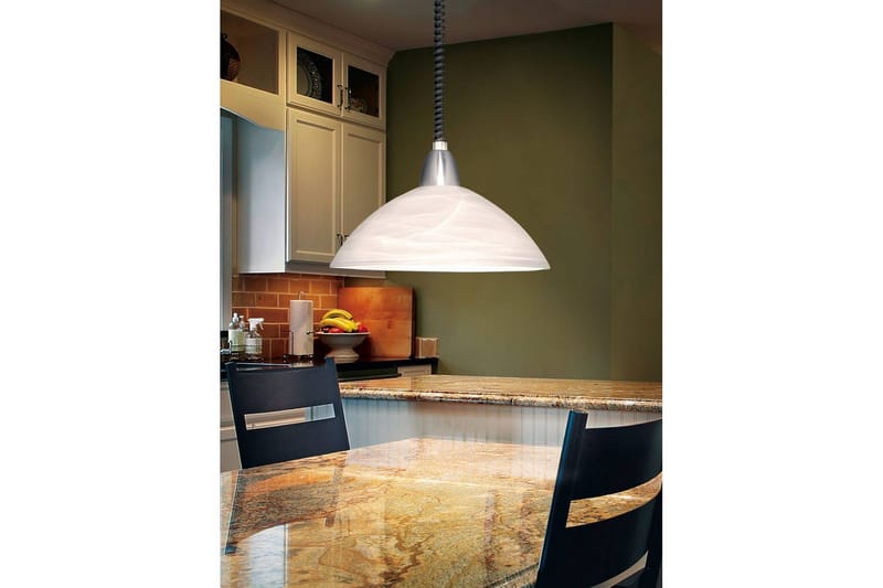 Takpendel Eglo Lord 2 Grå, Nickel-Matt Vit - Grå/Vit - Belysning & el - Inomhusbelysning & lampor - Taklampa & takbelysning - Pendellampor & hänglampor