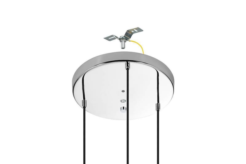 Takpendel Eglo Majana Opalvit/Krom Rondell med 3 Lampor - Belysning & el - Inomhusbelysning & lampor - Taklampa & takbelysning - Pendellampor & hänglampor