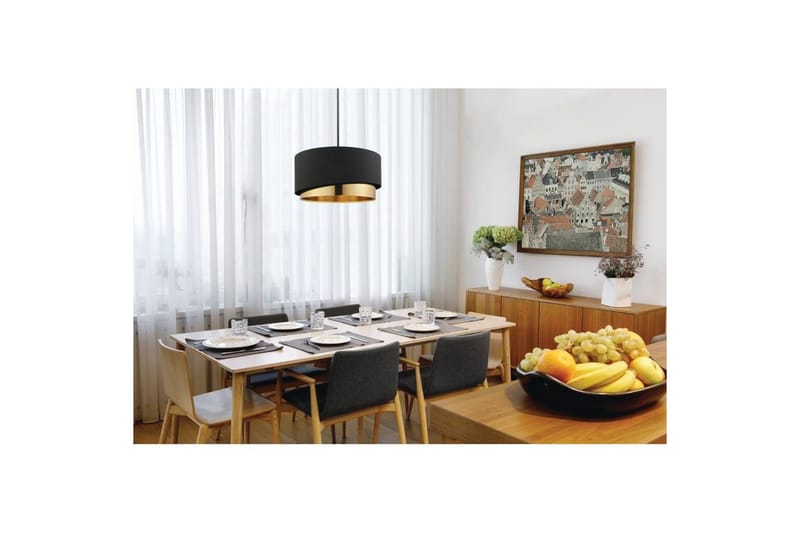 Takpendel Eglo Manderline Svart/Mässing 45 cm - 45 cm - Belysning & el - Inomhusbelysning & lampor - Taklampa & takbelysning - Pendellampor & hänglampor