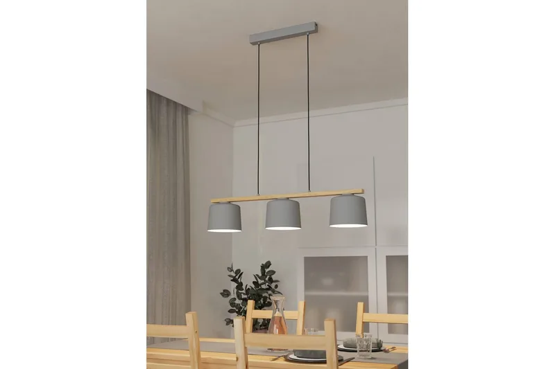 Takpendel Eglo Mariel - Brun/Ljusgrå - Belysning & el - Inomhusbelysning & lampor - Taklampa & takbelysning - Pendellampor & hänglampor