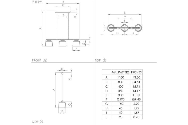 Takpendel Eglo Mariel - Brun/Ljusgrå - Belysning & el - Inomhusbelysning & lampor - Taklampa & takbelysning - Pendellampor & hänglampor
