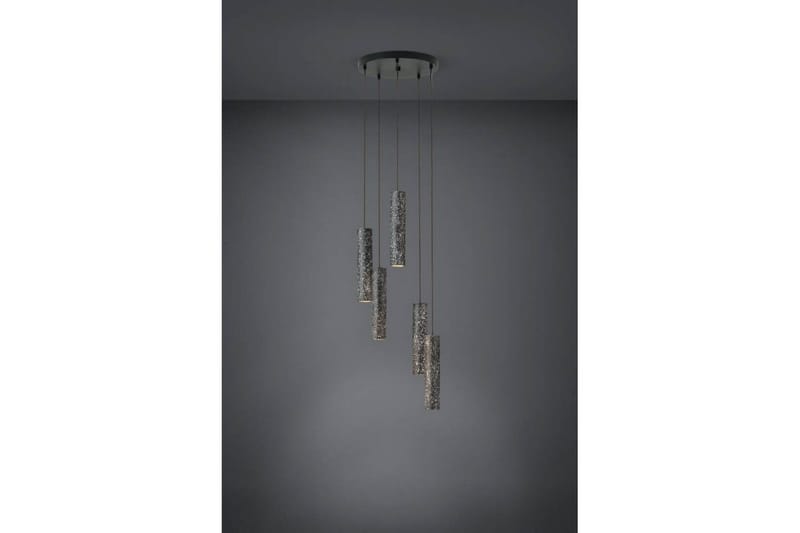 Takpendel Eglo Mentalona Antracit Terrazzo Rondell med 5 Lampor - Belysning & el - Inomhusbelysning & lampor - Taklampa & takbelysning - Pendellampor & hänglampor