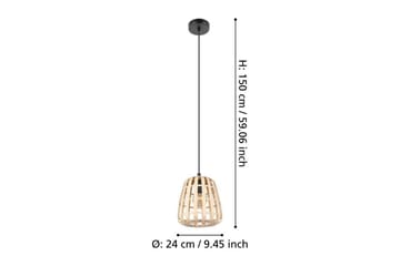 Takpendel Eglo Montezuelo Trä 24 cm - 24 cm - Belysning & el - Inomhusbelysning & lampor - Taklampa & takbelysning - Pendellampor & hänglampor