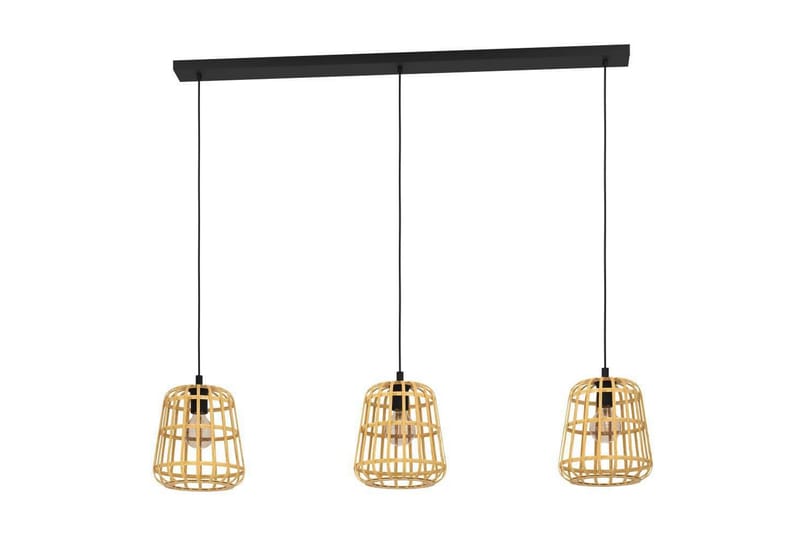 Takpendel Eglo Montezuelo Trä med 3 Lampor - Belysning & el - Inomhusbelysning & lampor - Taklampa & takbelysning - Pendellampor & hänglampor