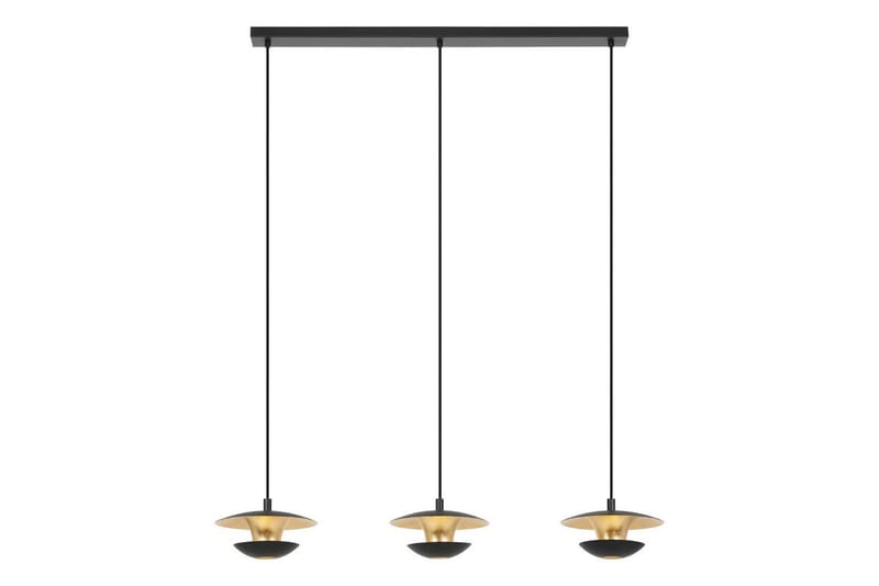 Takpendel Eglo Nuvano 3 Lampor - Svart/Guld - Belysning & el - Inomhusbelysning & lampor - Taklampa & takbelysning - Pendellampor & hänglampor