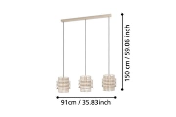 Takpendel Eglo Oltamar Sand med 3 Lampor - Belysning & el - Inomhusbelysning & lampor - Taklampa & takbelysning - Pendellampor & hänglampor