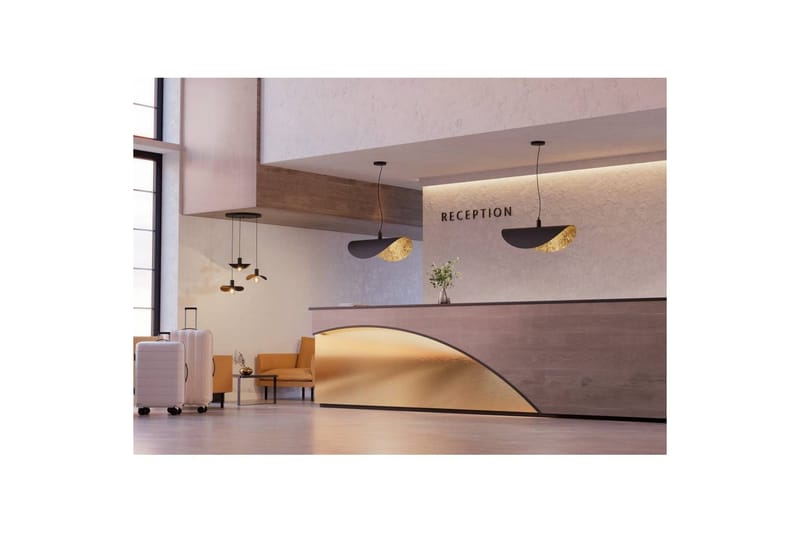 Takpendel Eglo Saceda Svart/Guld Rondell med 3 Lampor - Belysning & el - Inomhusbelysning & lampor - Taklampa & takbelysning - Pendellampor & hänglampor