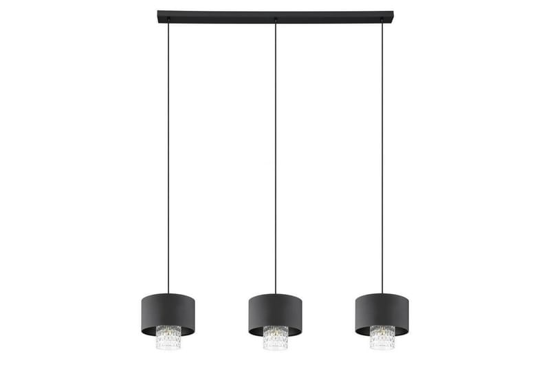 Takpendel Eglo Sapuara Svart Kristall med 3 Lampor - Belysning & el - Inomhusbelysning & lampor - Taklampa & takbelysning - Pendellampor & hänglampor
