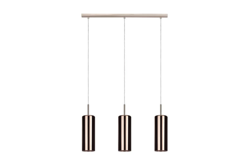 Takpendel Eglo Selvino med 3 Lampor Nickel-Matt Kopparfärgad - Koppar - Belysning & el - Inomhusbelysning & lampor - Taklampa & takbelysning - Pendellampor & hänglampor