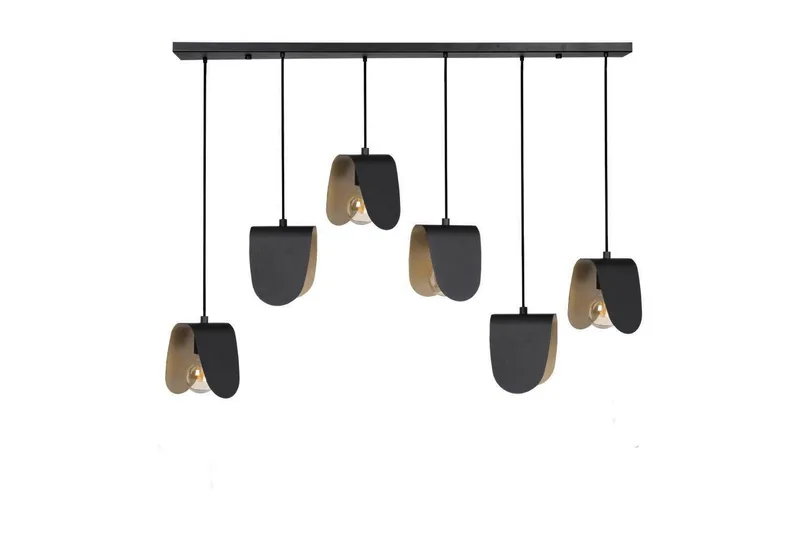 Takpendel Eglo Serenara Svart/Guld med 6 Lampor, undefined