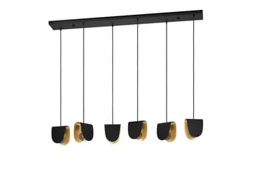 Takpendel Eglo Serenara Svart/Guld med 6 Lampor - Belysning & el - Inomhusbelysning & lampor - Taklampa & takbelysning - Pendellampor & hänglampor