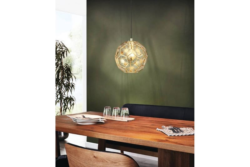 Takpendel Eglo Skoura Rund Mässing 30 cm - 30 cm - Belysning & el - Inomhusbelysning & lampor - Taklampa & takbelysning - Pendellampor & hänglampor