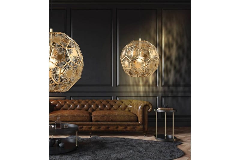 Takpendel Eglo Skoura Rund Mässing 30 cm - 30 cm - Belysning & el - Inomhusbelysning & lampor - Taklampa & takbelysning - Pendellampor & hänglampor